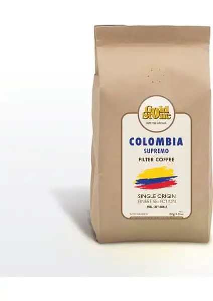 Gold Stone Colombia Supremo Filtre Kahve: Yüksek Kalite ve Eşsiz Lezzetin Zirvesi