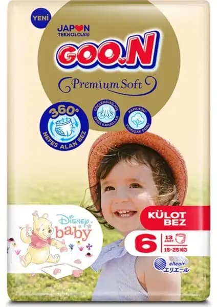 Goo.N Goon Premium Külot Eko Bebek Bezi: Yüksek Emicilik ve Konfor Sunan Bebek Bezi
