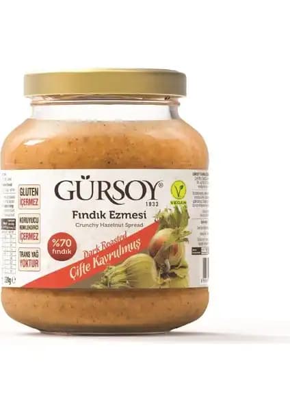 Gürsoy Fındık Ezmesi: Geleneksel Kavurma ve Doğal Lezzetin Buluşması