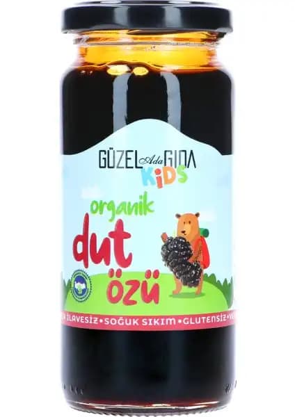 Güzel Ada Gıda Kids Organik Dut Özü: Doğallığı ve Sağlığı Bütünleştiren Saf Ürün