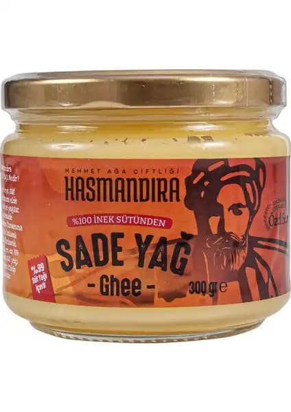 Hasmandıra Sade Yağ inek ve keçi sütünden geleneksel saf tereyağı 300 gram