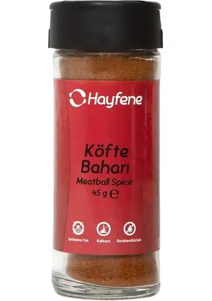 Hayfene Köfte Baharı: Doğal Baharatlarla Zenginleştirilmiş Lezzetli ve Çok Yönlü Baharat Karışımı