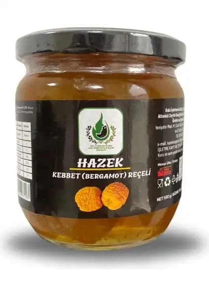 Hazek Bergamot Reçeli: Doğal ve Endemik Bir Lezzet Deneyimi Hatay'ın Özgün Ürünü