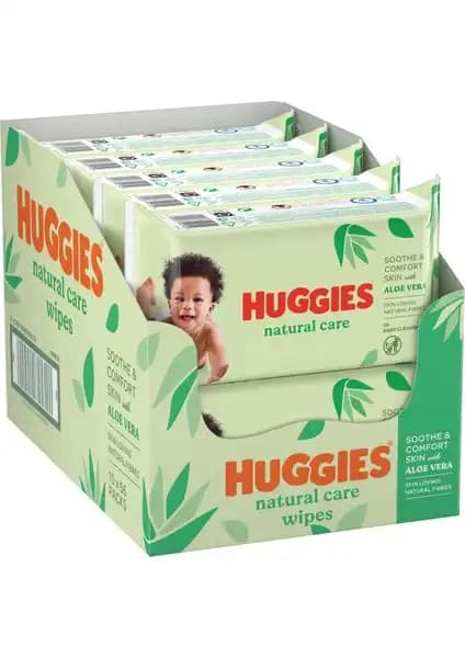 Huggies Natural Care Yenidoğan Islak Bebek Havlusu: Doğal ve Güvenilir Bebek Temizlik Çözümü