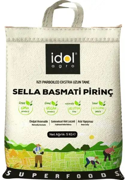 İdolagro Sella Basmati Pirinç: Sağlıklı ve Aromatik Uzun Taneli Pirinç Seçeneği