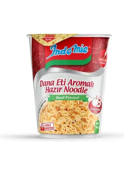 Indomie Bardak Dana Eti Aromalı Noodle: Pratik ve Lezzetli Bir Öğün Seçeneği