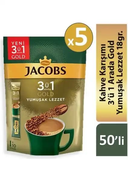 Jacobs 3ü1 Arada Gold Kahve Karışımı: Yüksek Kalite ve Lezzet Deneyimi
