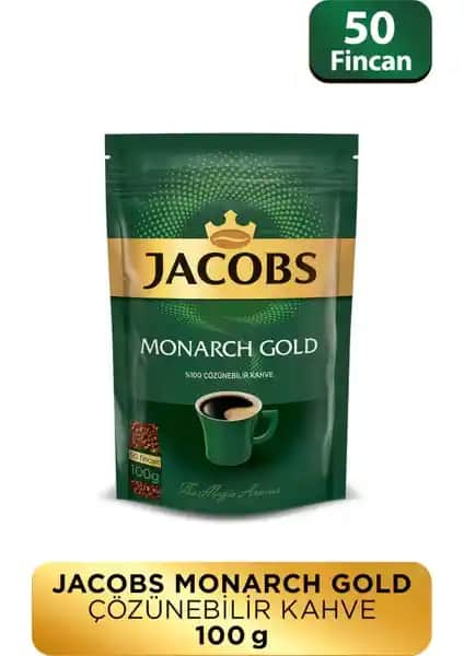 Jacobs Monarch Gold 100 Gr Granül Kahve: Aroması ve Kalitesiyle En Çok Tercih Edilen Kahve