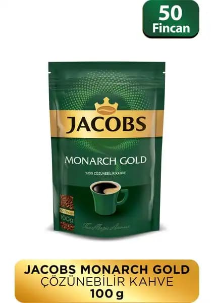 Jacobs Monarch Gold 100 Gr Granül Kahve: Aroması ve Kalitesiyle En Çok Tercih Edilen Kahve