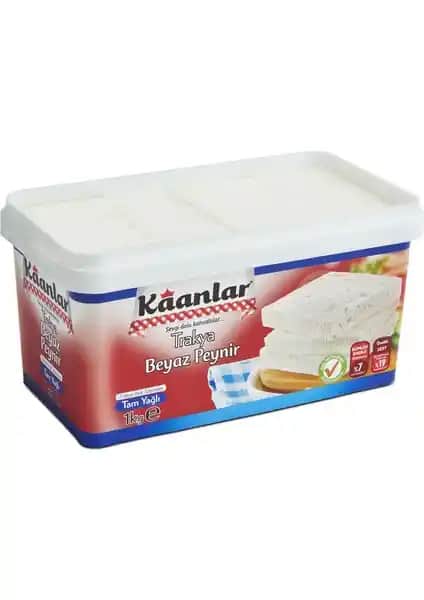 Kaanlar Tam Yağlı Beyaz Peynir 1000 Gr: Geleneksel ve Doğal Lezzetli Peynir