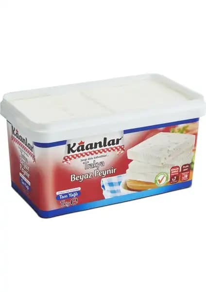 Kaanlar Tam Yağlı Beyaz Peynir 1000 Gr: Geleneksel ve Doğal Lezzetli Peynir