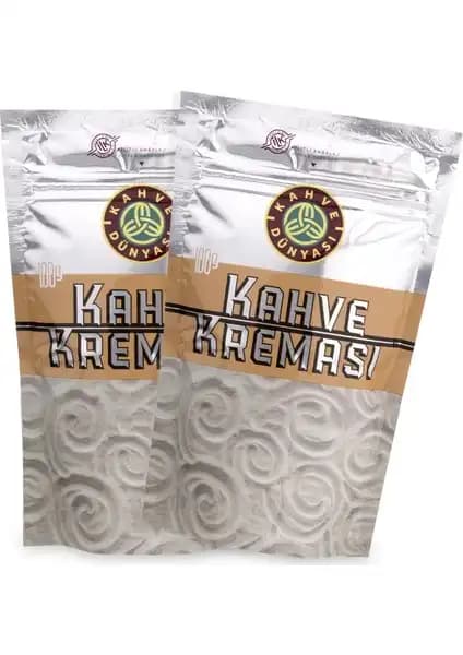 Kahve Dünyası 100 Gr Kahve Kreması 2'li Paket ile Zengin Kahve Aroması ve Pratik Kullanım