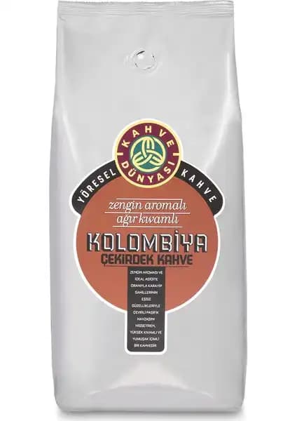 Kahve Dünyası Kolombiya Kavrulmuş Çekirdek: Dengeli ve Aromatik Kahve Deneyimi