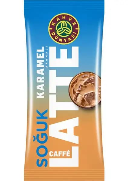 Kahve Dünyası Özel Seri Soğuk Karamel Aromalı Caffe Latte Üretimi ve Özellikleri