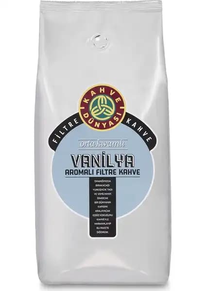 Kahve Dünyası Vanilya Aromalı Filtre Kahve Çekirdekleri 1000g Kaliteli ve Aromatik Kahve Seçeneği