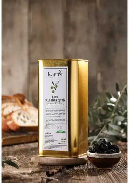 Karci’s Siyah Sele Zeytin: Organik ve Doğal Fermantasyonla Üretilmiş Sağlıklı Zeytin