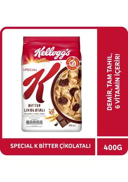 Kellogg's Special K Bitter Çikolatalı Tam Buğday ve Pirinç Gvreği Ürünü Hakkında Detaylı Bilgi