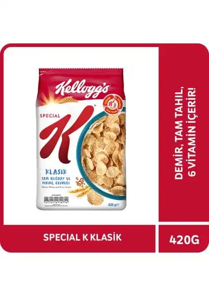 Kellogg’s Special K Klasik Kahvaltılık: Sağlıklı ve Lezzetli Tam Tahıllı Gevrek Seçeneği