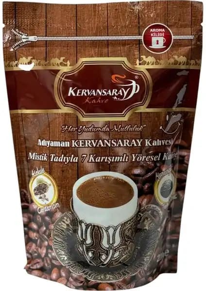Kervansaray Aydınaman Kakule 200g Türk Kahvesi, Zengin Aromalar ve Doğal Bileşenler İçeren Özel Kahve