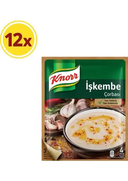 Knorr Klasik İşkembe Çorbası Serisi: Pratik ve Otantik Türk Çorbası Alternatifi