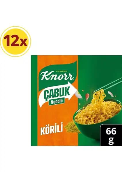 Knorr Körili Çabuk Noodle: Pratik ve Lezzetli Köri Aromalı Hızlı Makarna