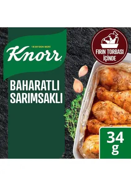 Knorr Tavuk Çeşni Baharatlı Sarımsaklı - Pratik ve Lezzetli Tavuk Tarifleri İçin
