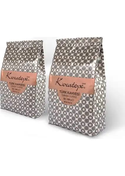 Kocatepe Türk Kahvesi 1 Kg Çiftli Paketle Geleneksel ve Zengin Aromalı Kahve
