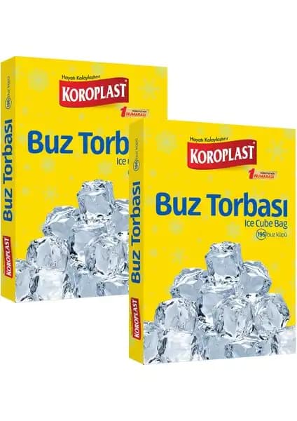 Koroplast Buz Torbası 196 Küp Pratik ve Güvenilir Dondurma Çözümü
