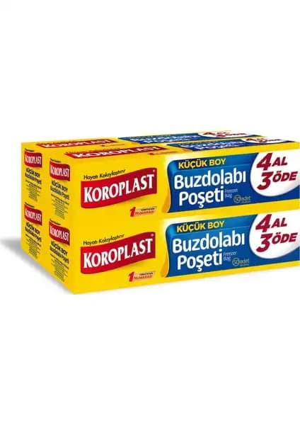 Koroplast Küçük Boy Buzdolabı Poşeti Pratik ve Güvenilir Gıda Saklama Çözümü
