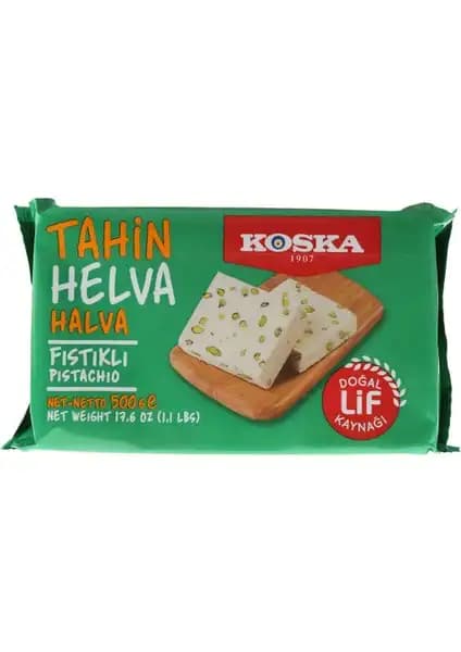 Koska 500 Gr Antep Fıstıklı Helva R1 Geleneksel Tat ve Kalitenin Modern Yansıması