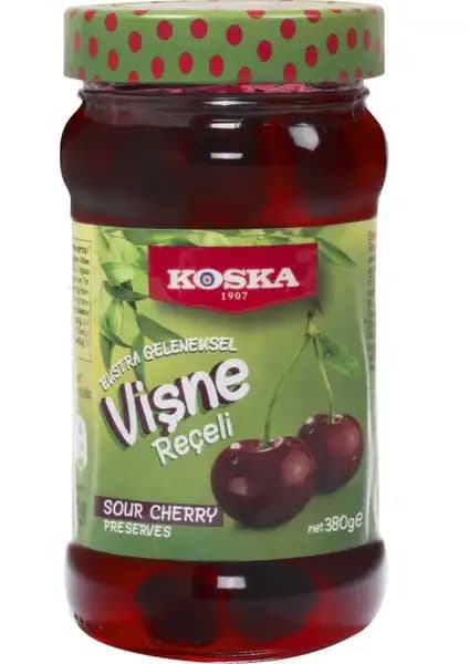 Koska Ekstra Geleneksel Vişne Reçeli: Doğal ve Lezzetli Kahvaltı Seçeneği