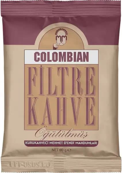 Kurukahveci Mehmet Efendi Kolombiya Filtre Kahvesi: Zengin Aromalı ve Yüksek Kalite Kahve Seçeneği