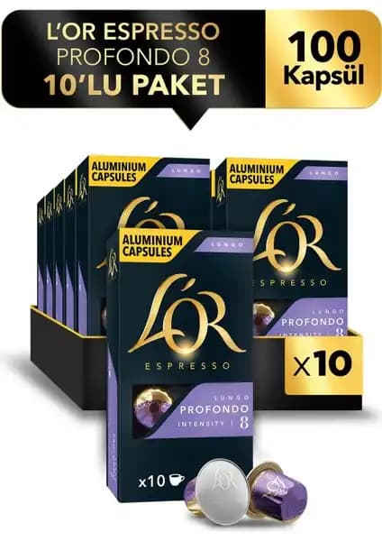 L'Or Espresso 08 Lungo Profondo Kahve: Yoğun Aroması ve Sürdürülebilirliğiyle Öne Çıkan Ürün