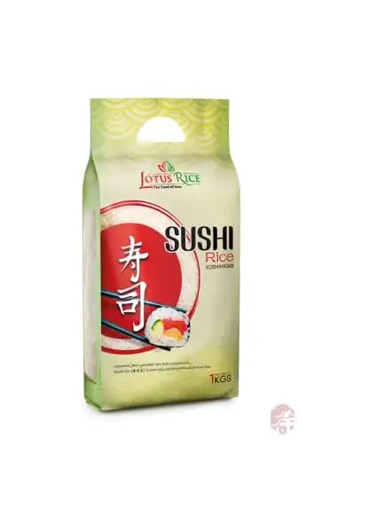 Lotus Rice Premium Koshihikari Sushi Pirinç: Yüksek Kalite ve Lezzet Garantisi