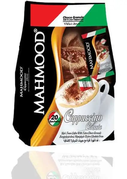 Mahmood Coffee Klasik Choco Granüllü Şekersiz Cappuccino Sağlıklı ve Pratik Kahve Alternatifi
