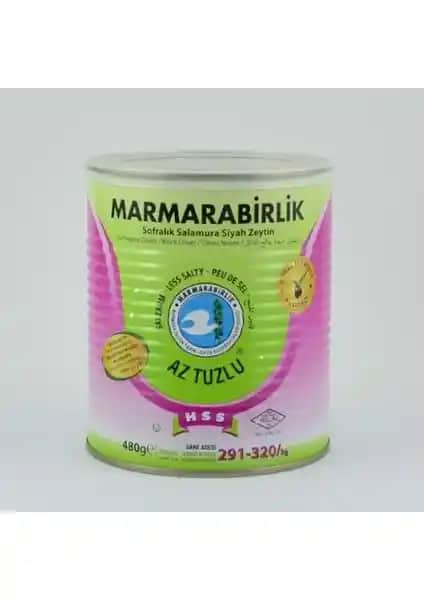 Marmarabirlik Siyaz Zeytin Az Tuzlu 400 Gr Doğal ve Hafif Tuzlu Zeytin Seçeneği