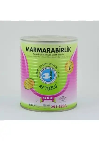 Marmarabirlik Siyaz Zeytin Az Tuzlu 400 Gr Doğal ve Hafif Tuzlu Zeytin Seçeneği