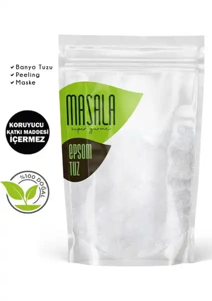 Masala Epsom Tuz 2.5 kg Doğal Magnezyum Sülfat ile Sağlık ve Güzellik İçin Uygun Bir Seçenek