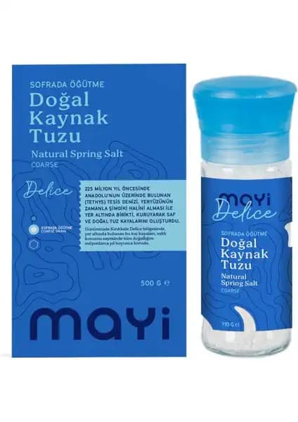 Mayi Tuz Mini Granül Tuz Paketi Doğal ve Mineral Zengini Sağlıklı Tuz Seçeneği