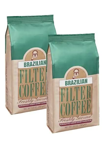 Mehmet Efendi Brezilya Filtre Kahvesi: Arabica Çekirdekleriyle Kaliteli ve Aromatik Kahve Deneyimi