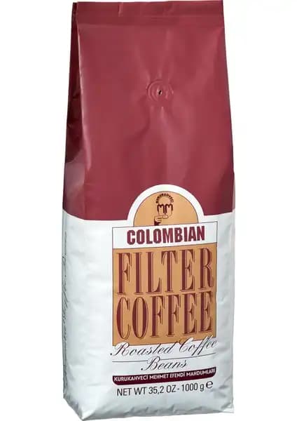 Mehmet Efendi Colombian Filtre Kahve 1000 Gr Yüksek Kalite ve Zengin Aromayla Sunulur