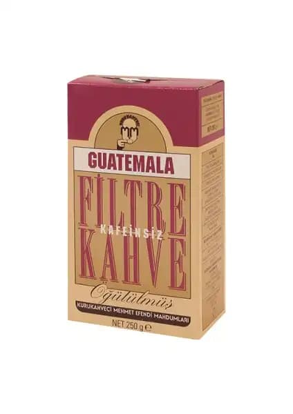 Mehmet Efendi Guatemala Filtre Kahve Kafeinsiz ve Aromalı Yüksek Kalite Kahve Deneyimi