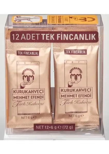 Mehmet Efendi Tek İçimlik Türk Kahvesi: Pratik ve Geleneksel Kahve Keyfi