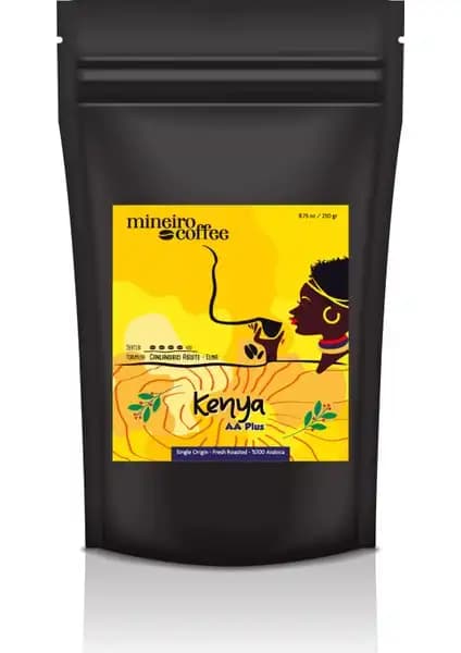 Mineiro Coffee Kenya AA+ Öğütülmüş Filtre Kahve: Yüksek Kalite ve Zengin Aromalar