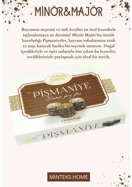 Minteks M-M 340 Gram Çikolata Kaplı Pişmaniye: Geleneksel Türk Tatlısının Modern Yorumları