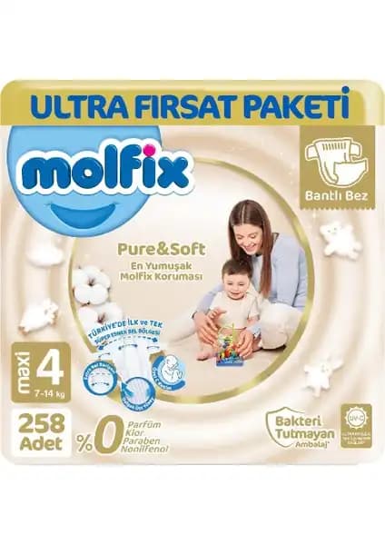 Molfix Pure Soft Ultra Avantaj Bebek Bezi: Konfor ve Güvenlik Sağlayan Bebek Bezi Ürünü