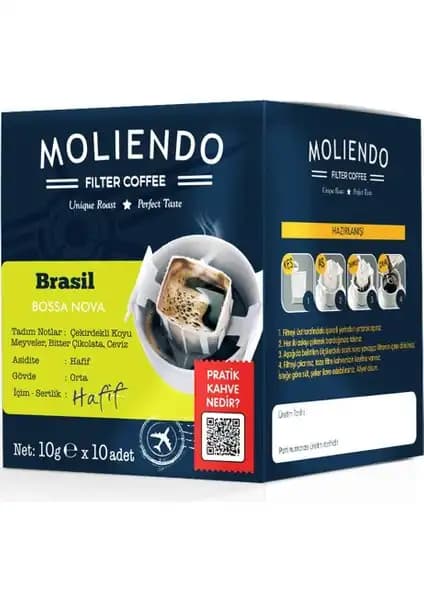 Moliendo Finest Coffee Brezilya Kökenli Yüksek Kalite Kahve Çekirdekleriyle Lezzet Dolu Deneyim