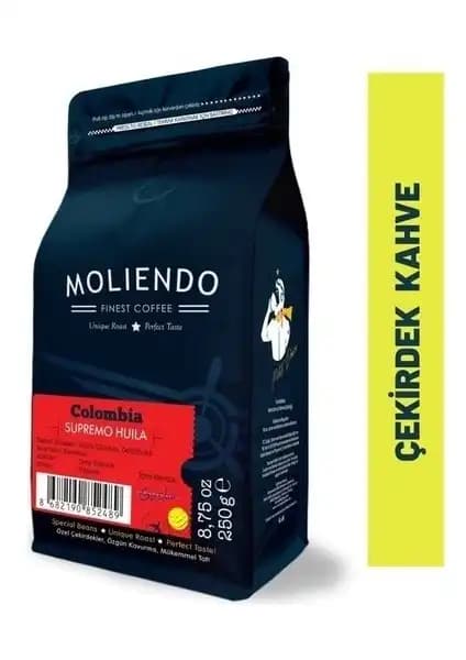 Moliendo Finest Coffee Colombia Supremo Huila Arabica Kahve ile Zengin ve Dengeli İçim Deneyimi