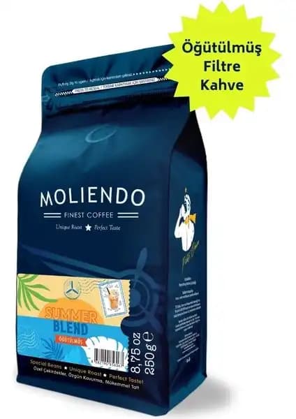 Moliendo Finest Coffee Yaz Aylarına Özel Filtre Kahve Harmanı 250g ile Serinletici Tatlar