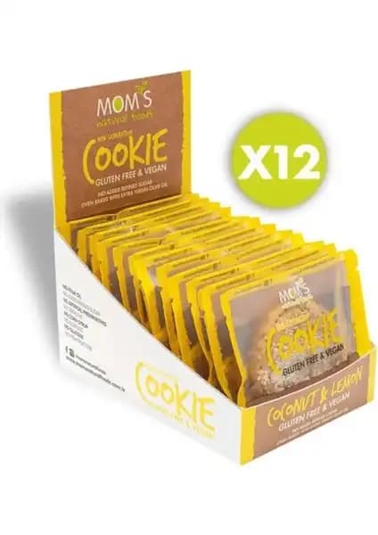 Mom's Natural Foods Glutensiz Limon Hindistan Cevizi Kurabiyesi Sağlıklı ve Lezzetli Alternatif
